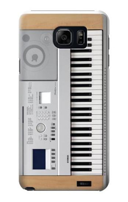 W0891 Keyboard Digital Piano Hard Case and Leather Flip Case For Samsung Galaxy S6 Edge Plus