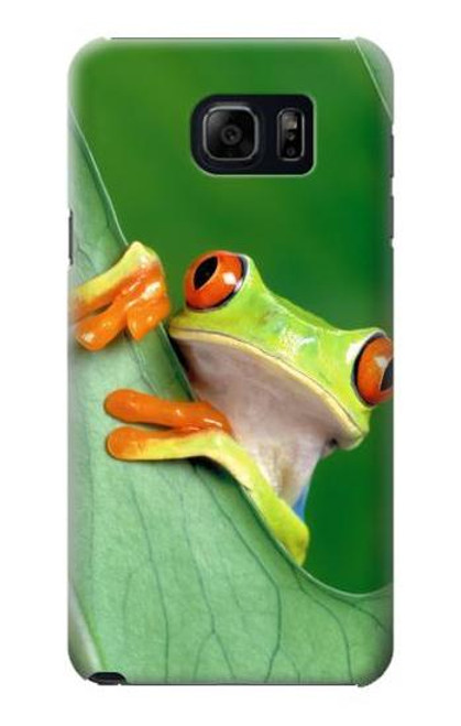 W1047 Little Frog Hard Case and Leather Flip Case For Samsung Galaxy S6 Edge Plus