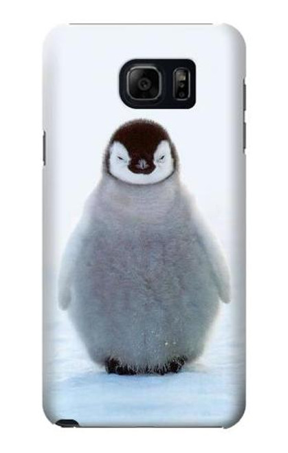 W1075 Penguin Ice Hard Case and Leather Flip Case For Samsung Galaxy S6 Edge Plus