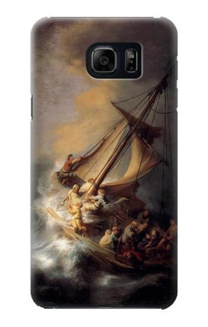 W1091 Rembrandt Christ in The Storm Hard Case and Leather Flip Case For Samsung Galaxy S6 Edge Plus