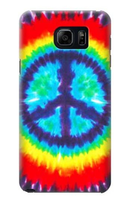 W1870 Tie Dye Peace Hard Case and Leather Flip Case For Samsung Galaxy S6 Edge Plus