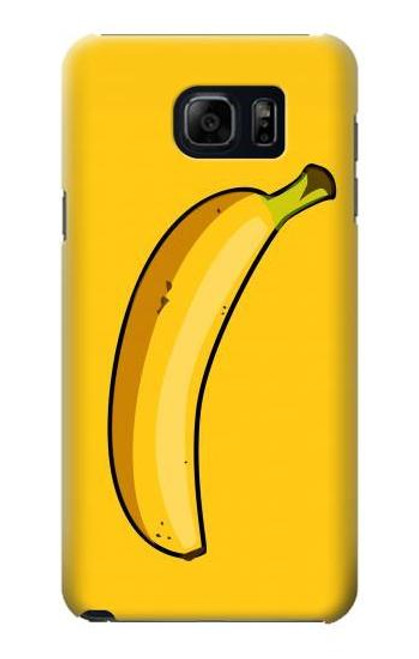 W2294 Banana Hard Case and Leather Flip Case For Samsung Galaxy S6 Edge Plus