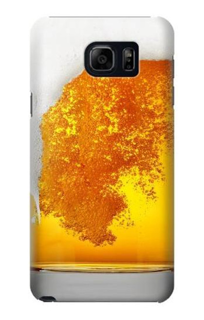 W2391 Beer Glass Hard Case and Leather Flip Case For Samsung Galaxy S6 Edge Plus