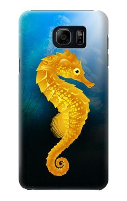 W2444 Seahorse Underwater World Hard Case and Leather Flip Case For Samsung Galaxy S6 Edge Plus