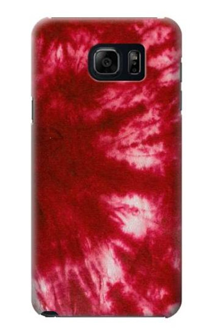 W2480 Tie Dye Red Hard Case and Leather Flip Case For Samsung Galaxy S6 Edge Plus