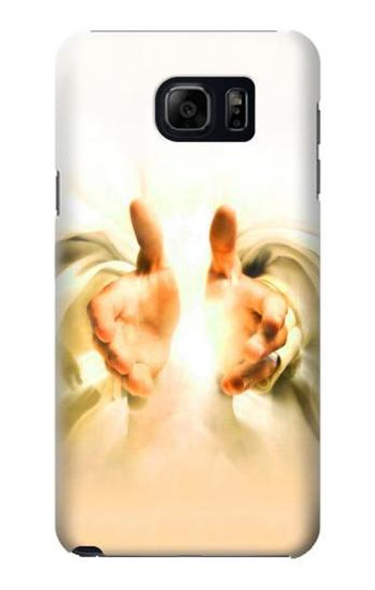 W2546 Hand of God Heaven Hard Case and Leather Flip Case For Samsung Galaxy S6 Edge Plus