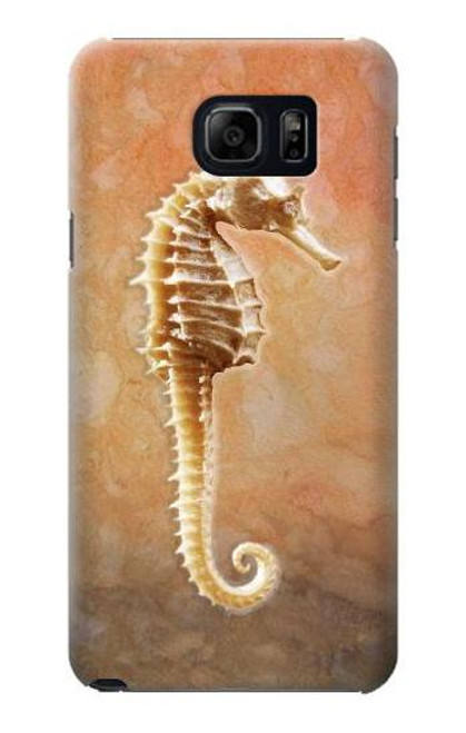 W2674 Seahorse Skeleton Fossil Hard Case and Leather Flip Case For Samsung Galaxy S6 Edge Plus