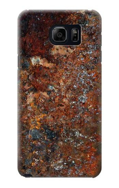 W2714 Rust Steel Texture Graphic Printed Hard Case and Leather Flip Case For Samsung Galaxy S6 Edge Plus