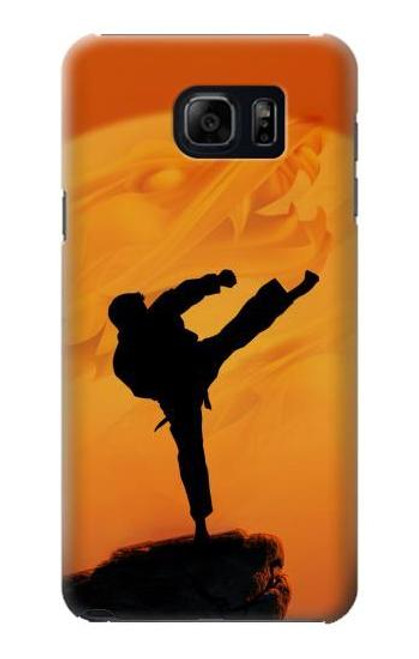 W3024 Kung Fu Karate Fighter Hard Case and Leather Flip Case For Samsung Galaxy S6 Edge Plus