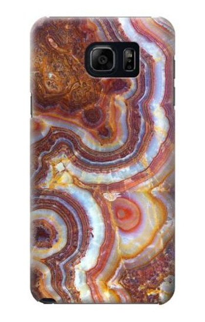 W3034 Colored Marble Texture Printed Hard Case and Leather Flip Case For Samsung Galaxy S6 Edge Plus