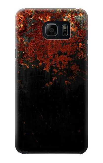 W3071 Rusted Metal Texture Graphic Hard Case and Leather Flip Case For Samsung Galaxy S6 Edge Plus