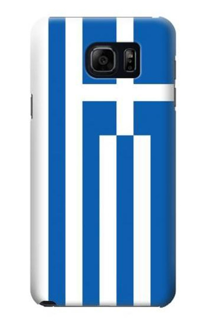 W3102 Flag of Greece Hard Case and Leather Flip Case For Samsung Galaxy S6 Edge Plus