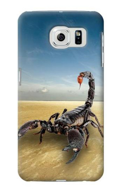 W0150 Desert Scorpion Hard Case and Leather Flip Case For Samsung Galaxy S6 Edge