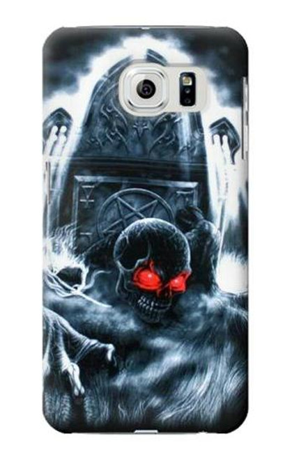 W0297 Zombie Dead Man Hard Case and Leather Flip Case For Samsung Galaxy S6 Edge