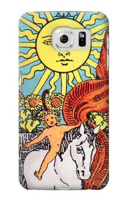 W0565 Tarot Sun Hard Case and Leather Flip Case For Samsung Galaxy S6 Edge