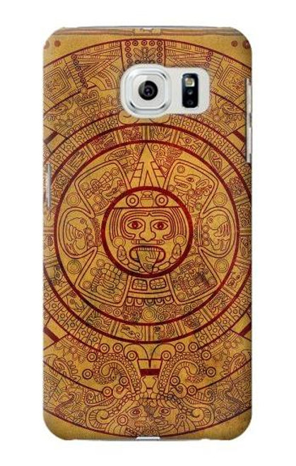 W0692 Mayan Calendar Hard Case and Leather Flip Case For Samsung Galaxy S6 Edge