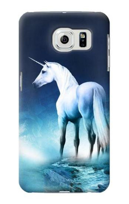 W1130 Unicorn Horse Hard Case and Leather Flip Case For Samsung Galaxy S6 Edge