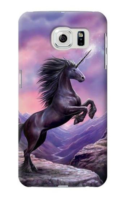 W1461 Unicorn Fantasy Horse Hard Case and Leather Flip Case For Samsung Galaxy S6 Edge