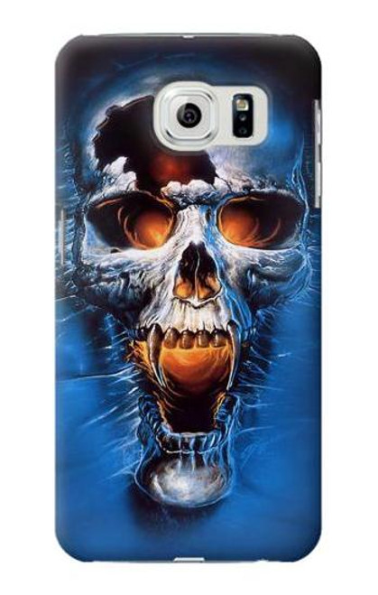 W1462 Vampire Skull Hard Case and Leather Flip Case For Samsung Galaxy S6 Edge