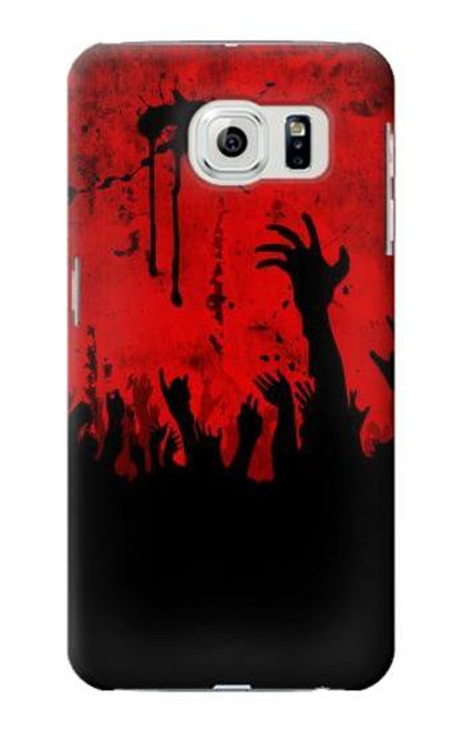 W2458 Zombie Hands Hard Case and Leather Flip Case For Samsung Galaxy S6 Edge