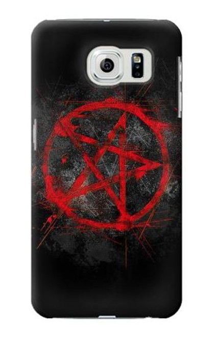 W2557 Pentagram Hard Case and Leather Flip Case For Samsung Galaxy S6 Edge