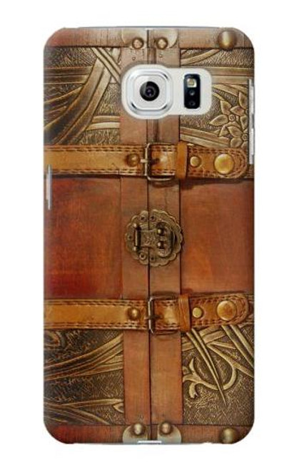 W3012 Treasure Chest Hard Case and Leather Flip Case For Samsung Galaxy S6 Edge