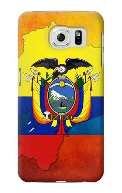 W3020 Ecuador Flag Hard Case and Leather Flip Case For Samsung Galaxy S6 Edge