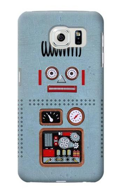 W3040 Retro Robot Toy Hard Case and Leather Flip Case For Samsung Galaxy S6 Edge