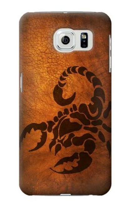 W0683 Scorpion Tattoo Hard Case and Leather Flip Case For Samsung Galaxy S6