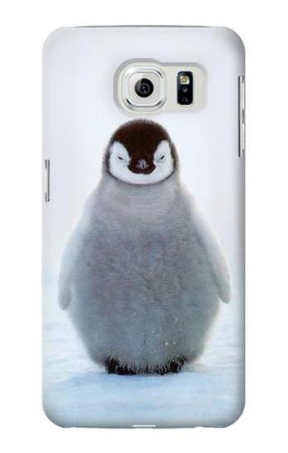 W1075 Penguin Ice Hard Case and Leather Flip Case For Samsung Galaxy S6