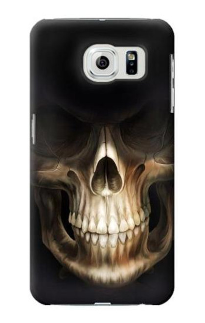 W1107 Skull Face Grim Reaper Hard Case and Leather Flip Case For Samsung Galaxy S6