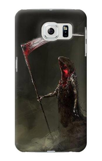 W1319 Grim Reaper Death Scythe Hard Case and Leather Flip Case For Samsung Galaxy S6