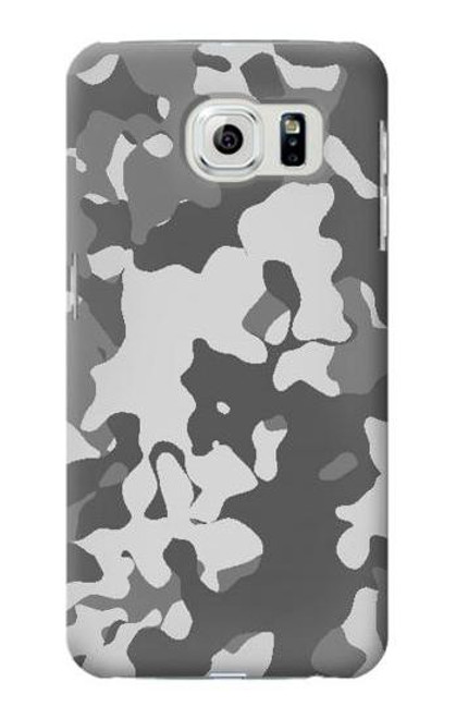 W2186 Gray Camo Camouflage Graphic Printed Hard Case and Leather Flip Case For Samsung Galaxy S6