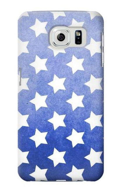 W2481 Star Pattern Hard Case and Leather Flip Case For Samsung Galaxy S6