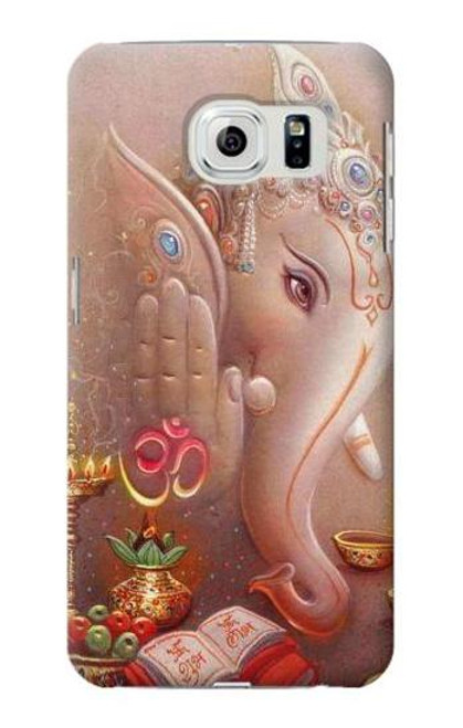 W2678 Hindu God Ganesha Lord of Success Hard Case and Leather Flip Case For Samsung Galaxy S6