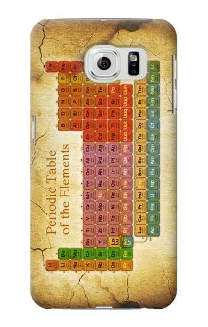W2934 Vintage Periodic Table of Elements Hard Case and Leather Flip Case For Samsung Galaxy S6