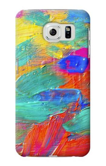 W2942 Brush Stroke Painting Hard Case and Leather Flip Case For Samsung Galaxy S6