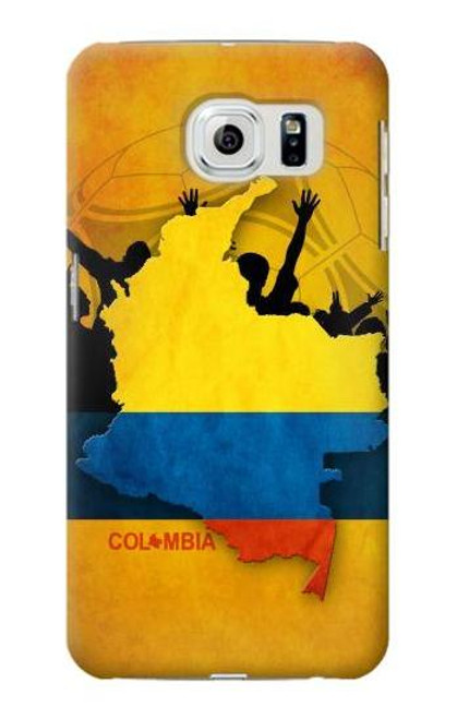 W2996 Colombia Football Soccer Copa 2016 Hard Case and Leather Flip Case For Samsung Galaxy S6