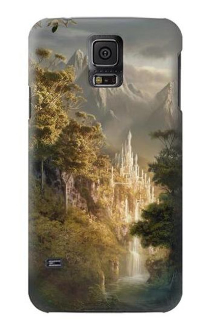 W0408 Fantasy Art Hard Case and Leather Flip Case For Samsung Galaxy S5