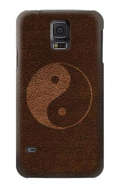 W0825 Taoism Yin Yang Hard Case and Leather Flip Case For Samsung Galaxy S5