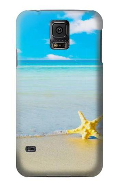 W0911 Relax at the Beach Hard Case and Leather Flip Case For Samsung Galaxy S5