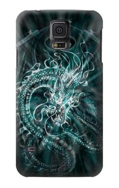 W1006 Digital Chinese Dragon Hard Case and Leather Flip Case For Samsung Galaxy S5