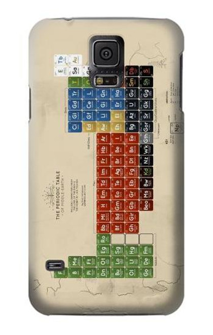 W1695 The Periodic Table of Middle Earth Hard Case and Leather Flip Case For Samsung Galaxy S5