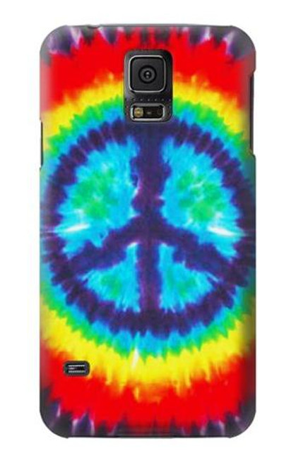 W1870 Tie Dye Peace Hard Case and Leather Flip Case For Samsung Galaxy S5