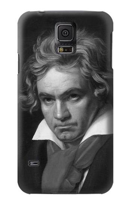 W1930 Beethoven Hard Case and Leather Flip Case For Samsung Galaxy S5