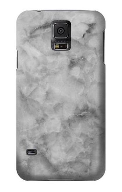 W2845 Gray Marble Texture Hard Case and Leather Flip Case For Samsung Galaxy S5