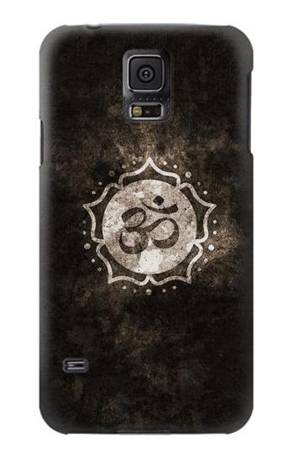 W2902 Yoga Namaste Om Symbol Hard Case and Leather Flip Case For Samsung Galaxy S5