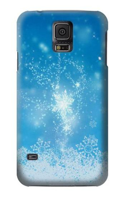W2923 Frozen Snow Spell Magic Hard Case and Leather Flip Case For Samsung Galaxy S5