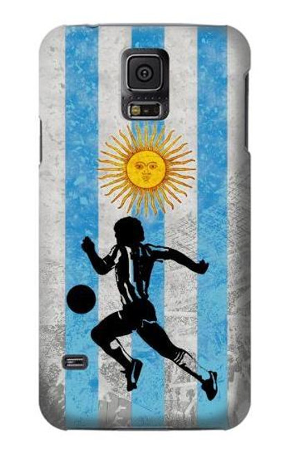 W2977 Argentina Football Soccer Copa 2016 Hard Case and Leather Flip Case For Samsung Galaxy S5