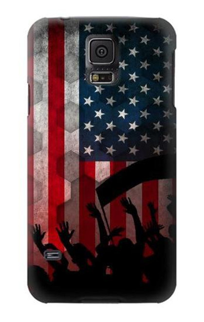 W2989 USA America Soccer Copa 2016 Hard Case and Leather Flip Case For Samsung Galaxy S5